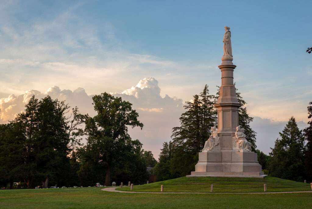 The Soldiers' National Monument in the Gettysburg National Cemetery
