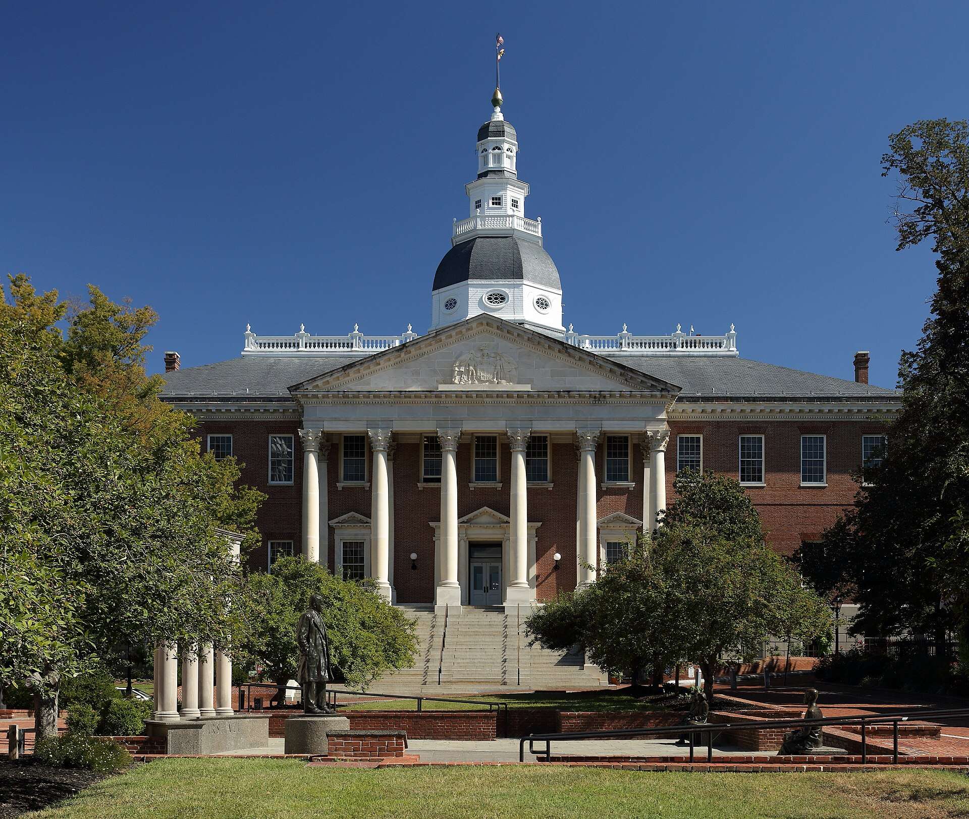 The Maryland State House and its wooden dome, Annapolis